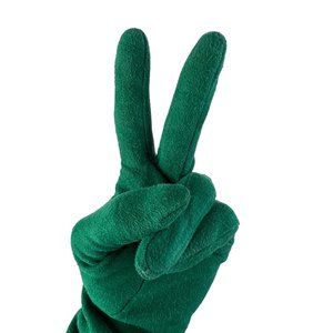 Vintage Grandoe Green Gloves